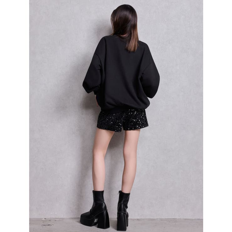 GYDAスパンコールベロアショートパンツ | GYDA | 詳細画像18 