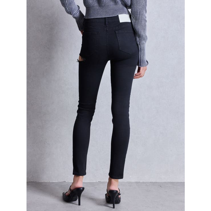 ミドルウエストSIDE RIPPEDカラースキニーパンツ | GYDA | 詳細画像15 