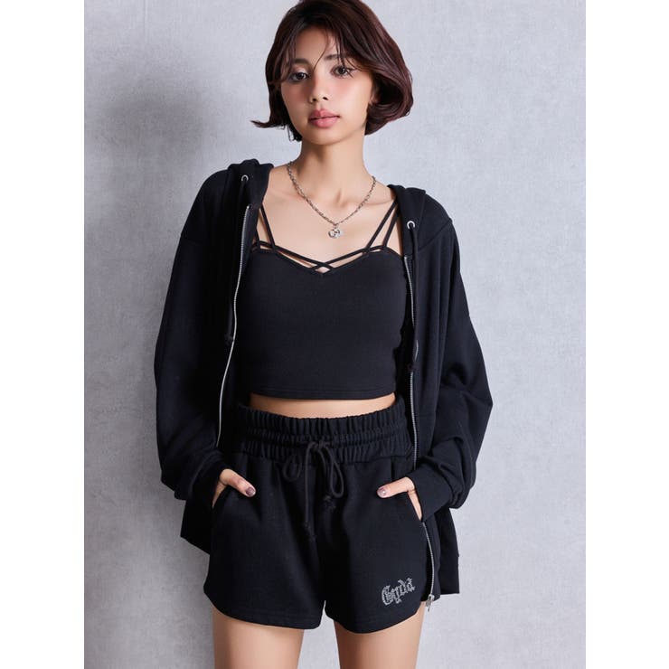 NEW ラインストーンGYDAラメショートパンツ | GYDA | 詳細画像11 