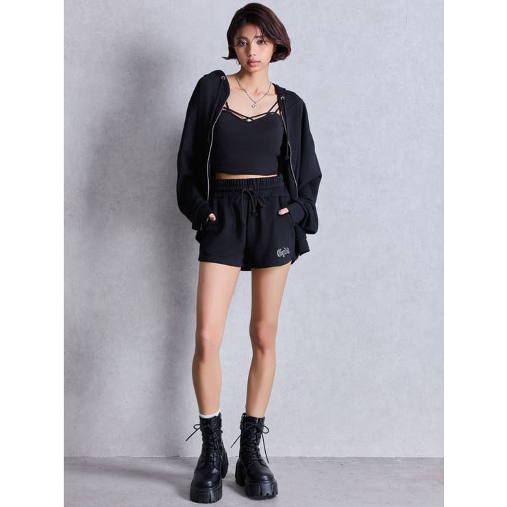 NEW ラインストーンGYDAラメショートパンツ | GYDA | 詳細画像12 