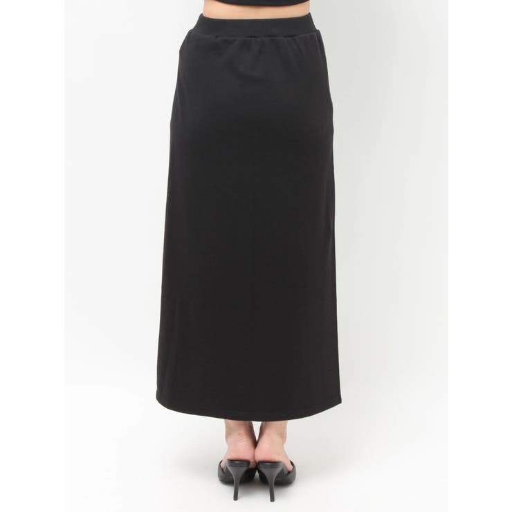 sacred edge crossレースアップロングスリットスウェットスカート | GYDA | 詳細画像18 