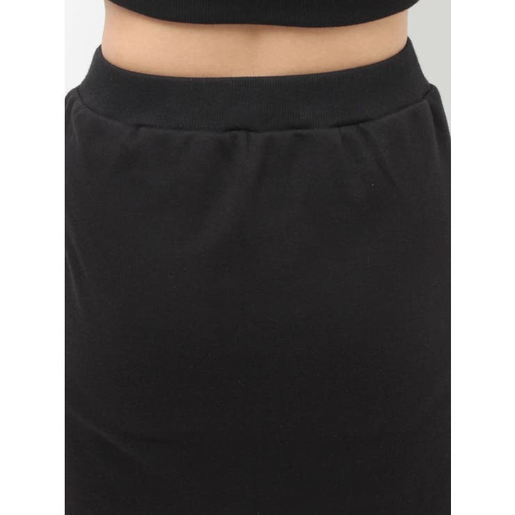 sacred edge crossレースアップロングスリットスウェットスカート | GYDA | 詳細画像19 