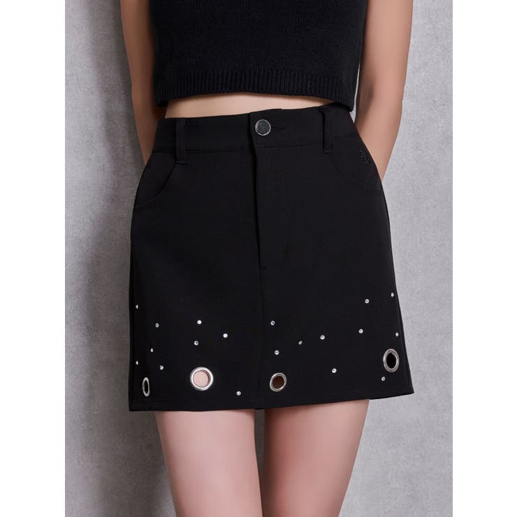 bijouハトメスカートライクショートパンツ | GYDA | 詳細画像9 