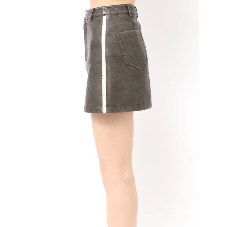 GGラインFake Leatherスカートライクショートパンツ | GYDA | 詳細画像34 