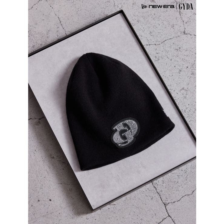ブラック | GYDA×NEWERA GD bijouニットビーニー | GYDA