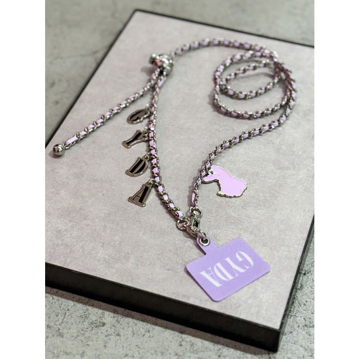 パープル | GYDA original charmスマホショルダ― | GYDA