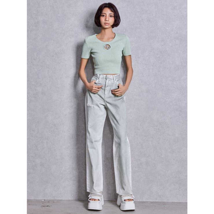 Thick sole bijouストラップサンダル | GYDA | 詳細画像19 