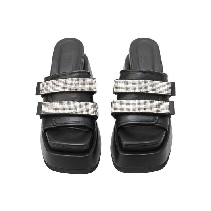 Thick sole bijouストラップサンダル | GYDA | 詳細画像34 