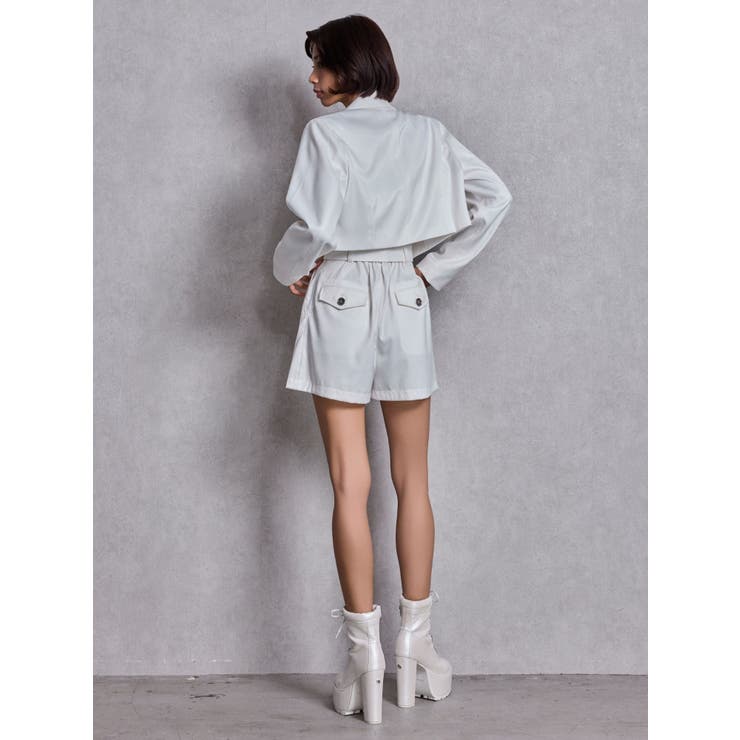 shiny lace upタンクソールショートブーツ | GYDA | 詳細画像26 