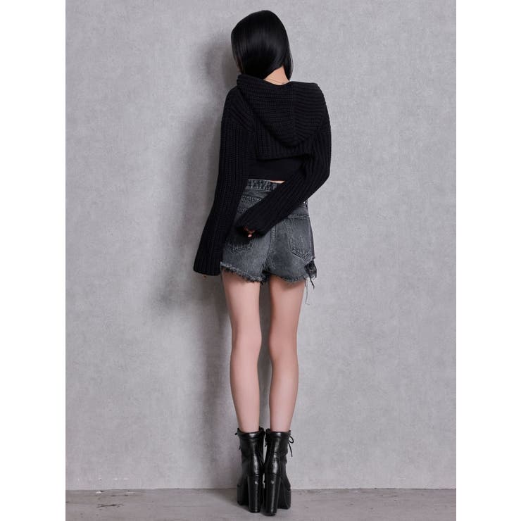 shiny lace upタンクソールショートブーツ | GYDA | 詳細画像8 