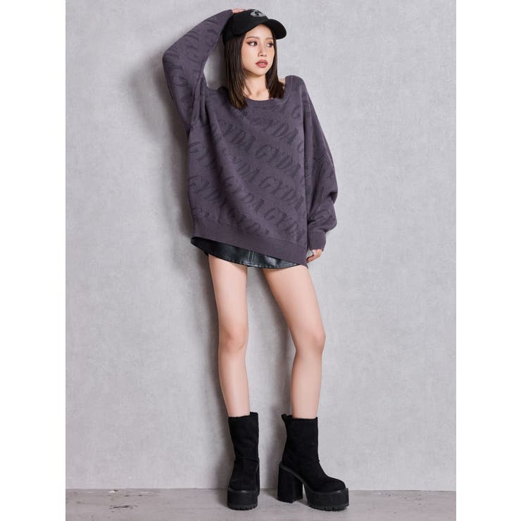 フェイクムートンplatformショートブーツ | GYDA | 詳細画像19 