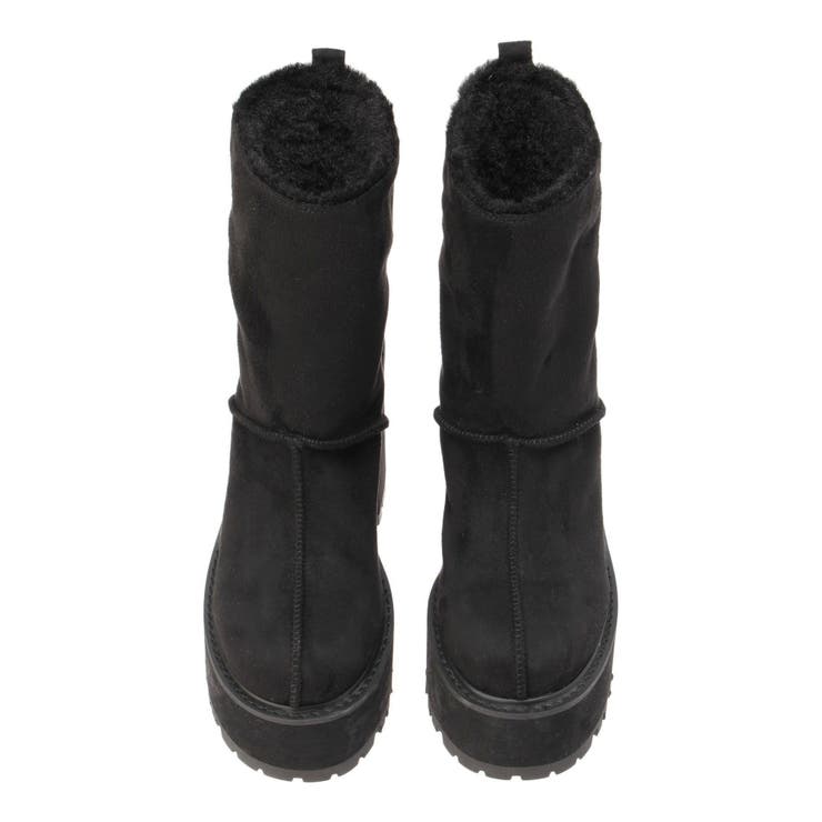 フェイクムートンplatformショートブーツ | GYDA | 詳細画像21 