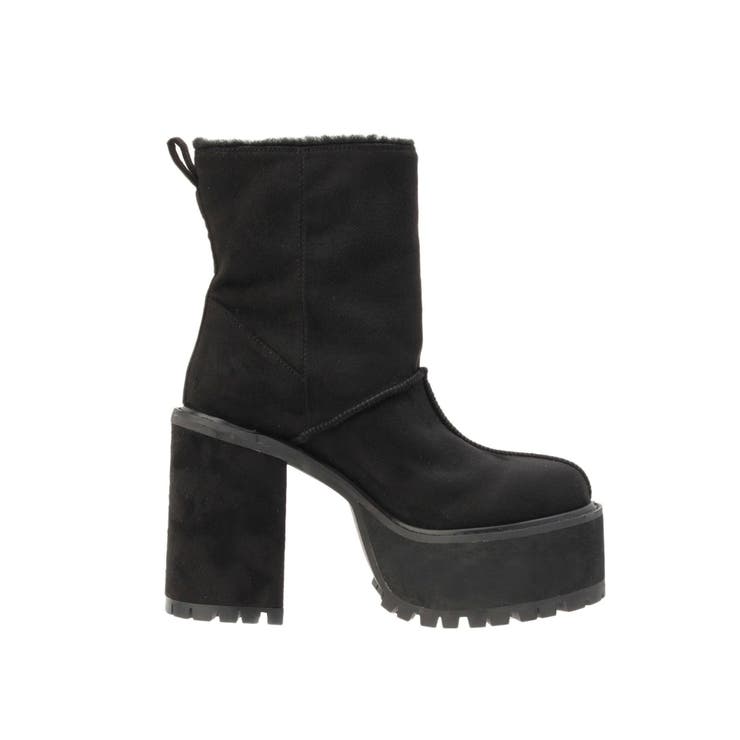 フェイクムートンplatformショートブーツ | GYDA | 詳細画像23 