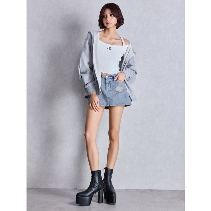 バルキーショートブーツ | GYDA | 詳細画像33 