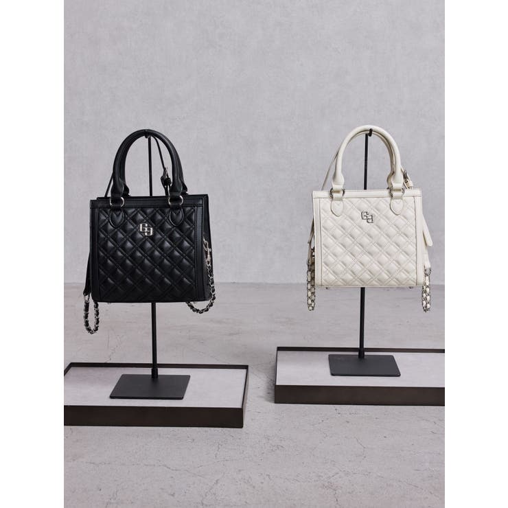 GGストーンキルティングBOX BAG | GYDA | 詳細画像2 