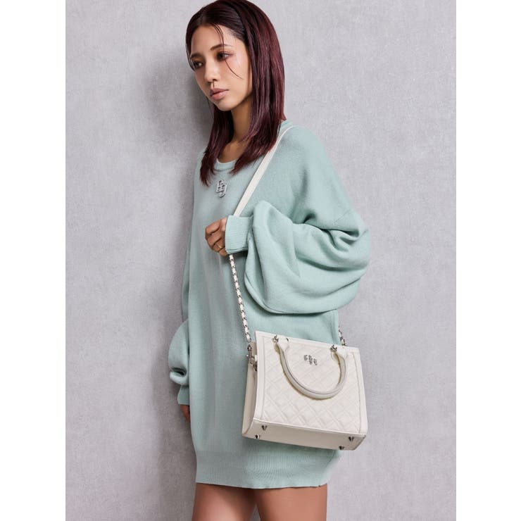 GGストーンキルティングBOX BAG | GYDA | 詳細画像4 