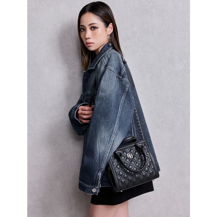 GGストーンキルティングBOX BAG[品番：MKSW0068199]｜GYDA（ジェイダ