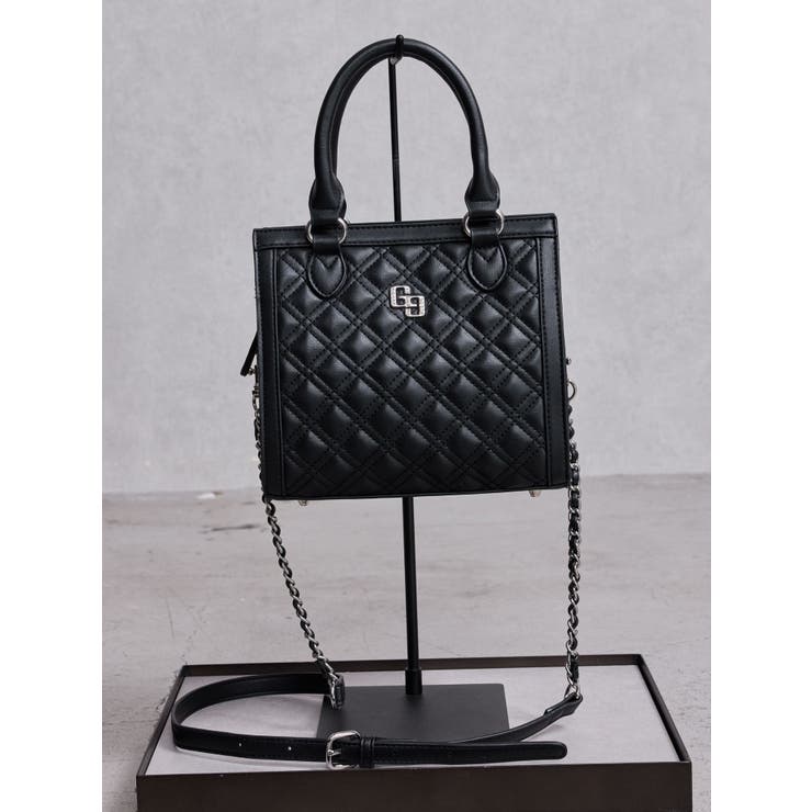 GGストーンキルティングBOX BAG[品番：MKSW0068199]｜GYDA（ジェイダ