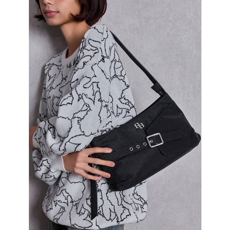 GG belt design glitter BAG | GYDA | 詳細画像3 