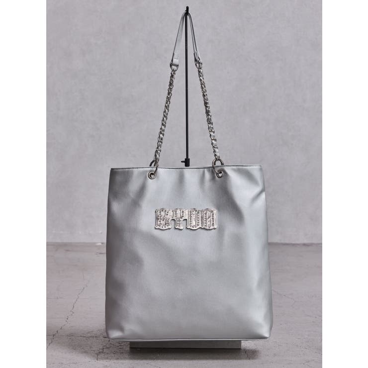 シルバー | GYDAbijouプレートチェーントートBAG | GYDA