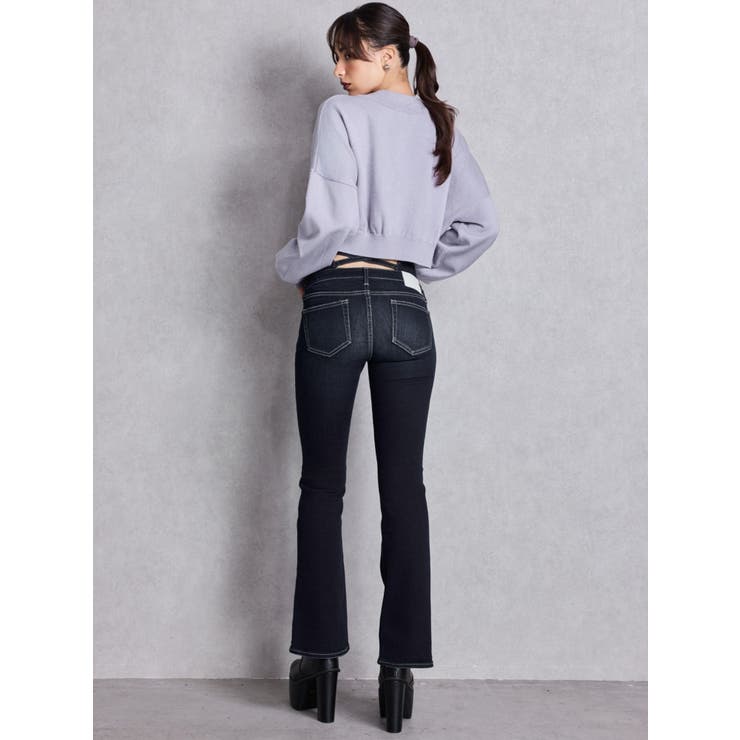 NEWハイウエストBACKクロスフレアパンツ | GYDA | 詳細画像19 