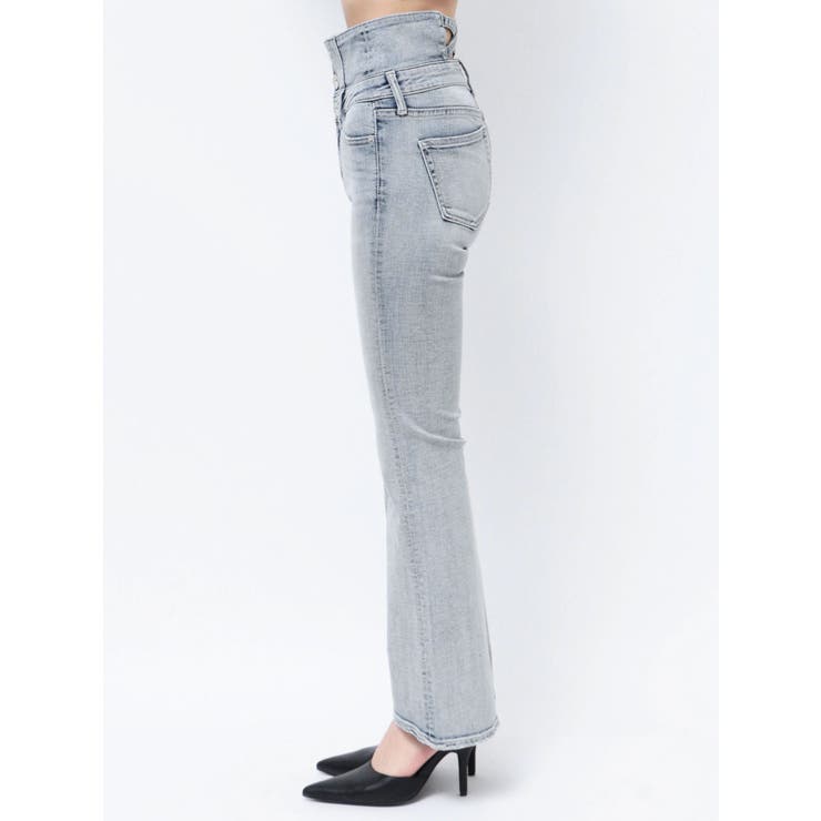 NEWハイウエストBACKクロスフレアパンツ | GYDA | 詳細画像34 