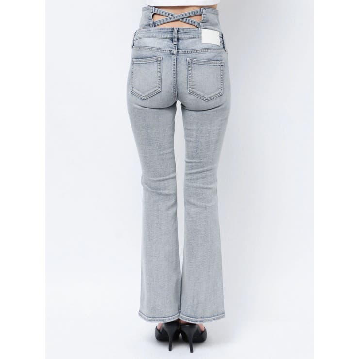 NEWハイウエストBACKクロスフレアパンツ | GYDA | 詳細画像35 