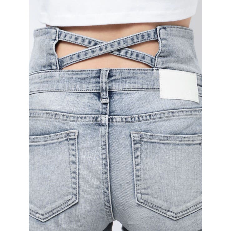 NEWハイウエストBACKクロスフレアパンツ | GYDA | 詳細画像36 