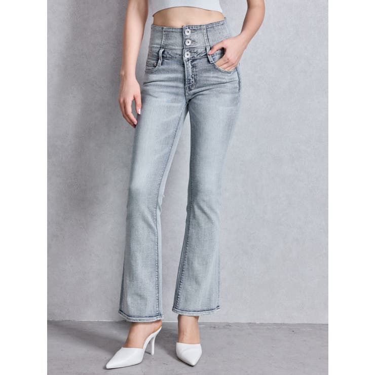 NEWハイウエストBACKクロスフレアパンツ | GYDA | 詳細画像6 