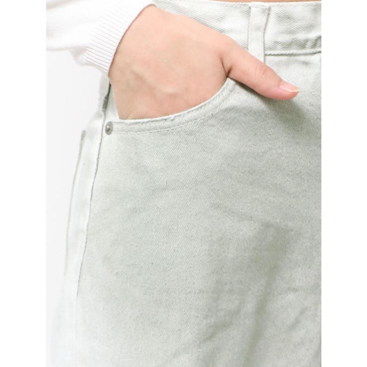 ハイウエストBACK LACE UPストレートデニムパンツ | GYDA | 詳細画像28 