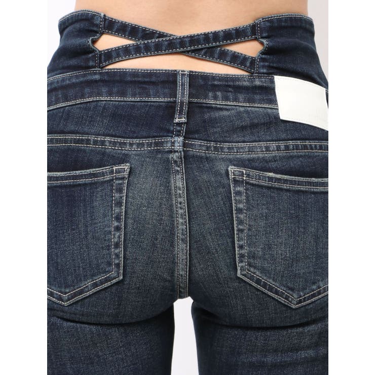 ハイウエストウエストクロススキニーデニムパンツ | GYDA | 詳細画像28 