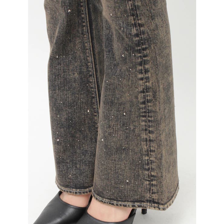 ハイウエストbijouフレアデニムパンツ | GYDA | 詳細画像15 