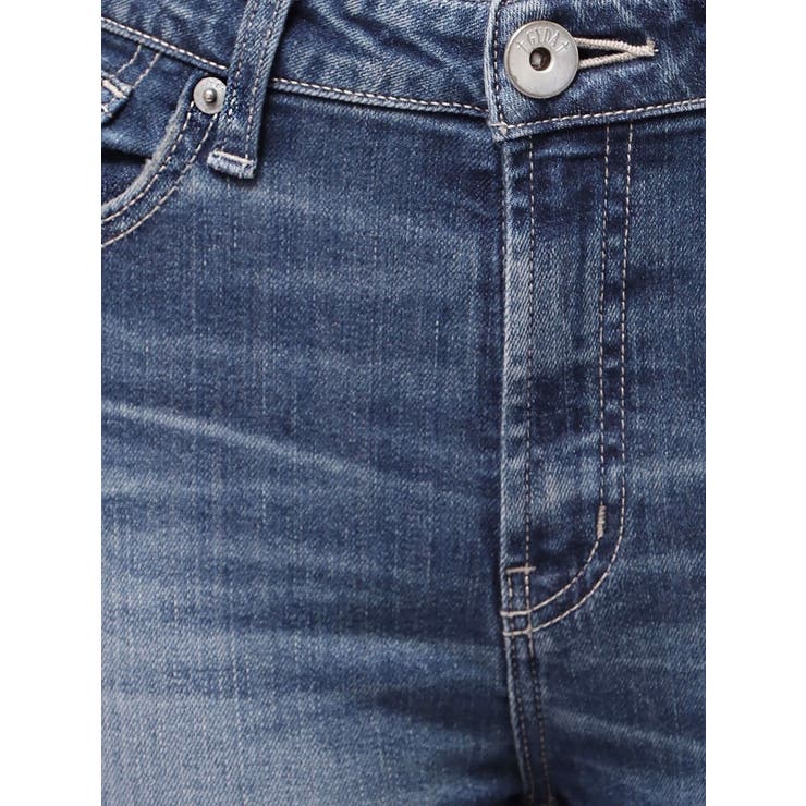 ミドルウエストSIDE RIPPEDスキニーデニムパンツ | GYDA | 詳細画像48 