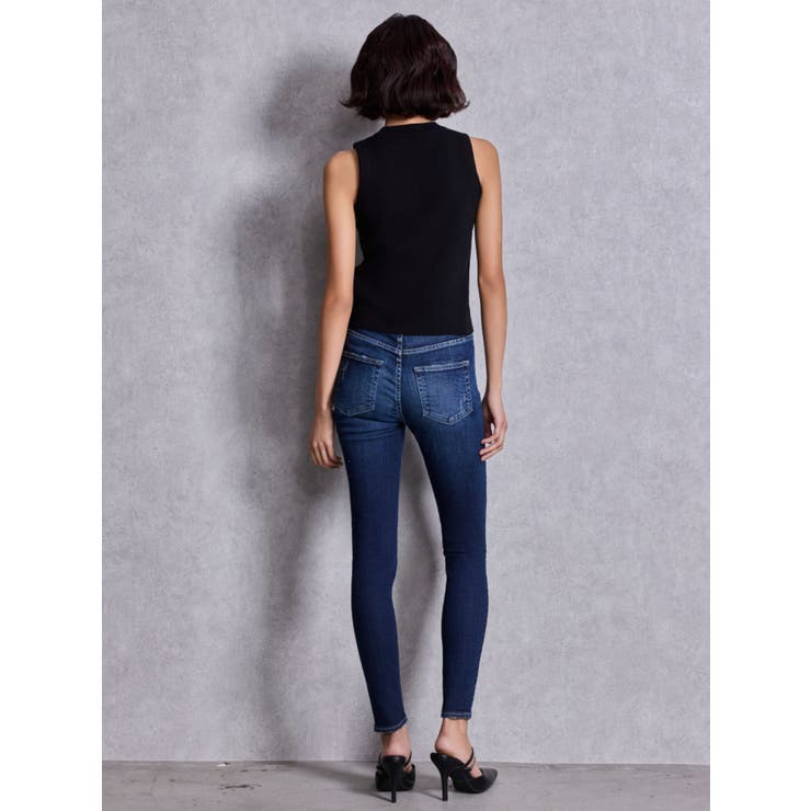 ハイウエストSIDE RIPPED スキニーデニムパンツ | GYDA | 詳細画像11 