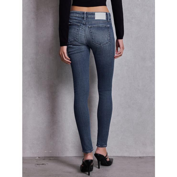 ジャストウエストSIDE RIPPEDスキニーデニムパンツ | GYDA | 詳細画像14 