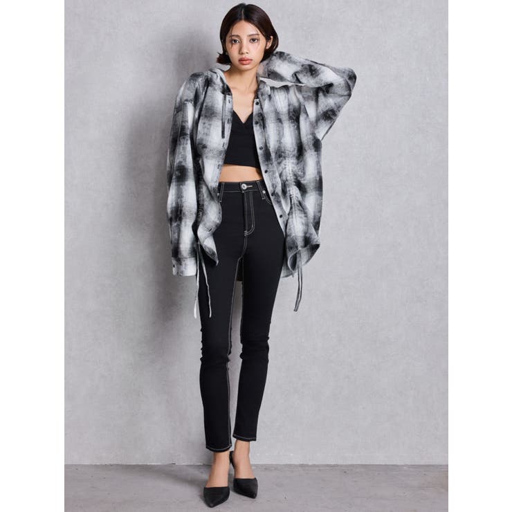 ハイウエストワンウォッシュスキニーパンツ | GYDA | 詳細画像14 