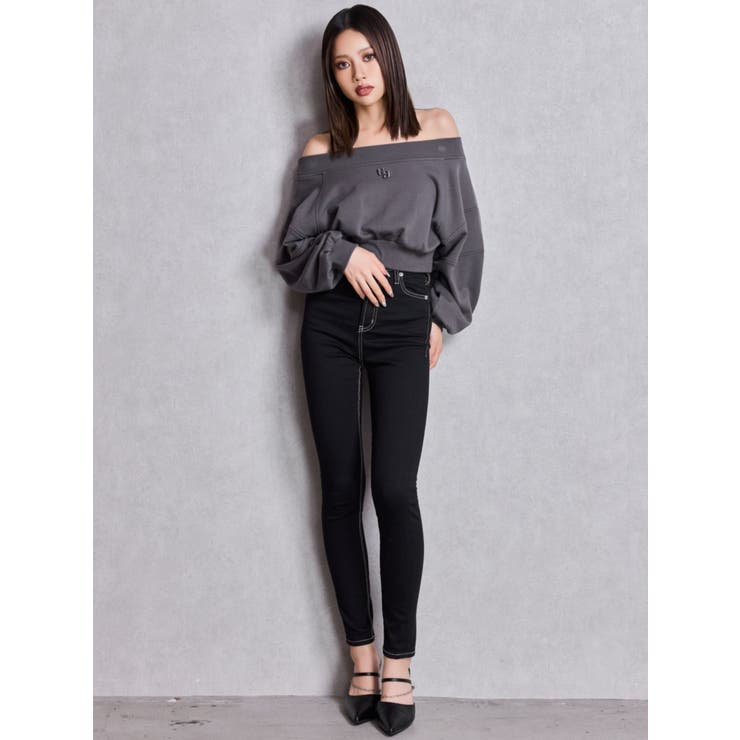 ハイウエストワンウォッシュスキニーパンツ | GYDA | 詳細画像6 