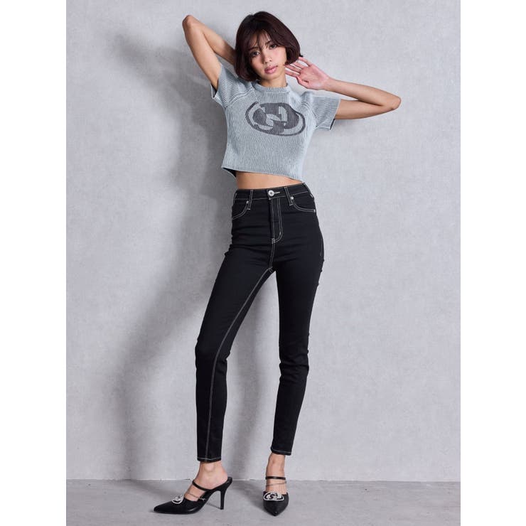 ハイウエストワンウォッシュスキニーパンツ | GYDA | 詳細画像8 