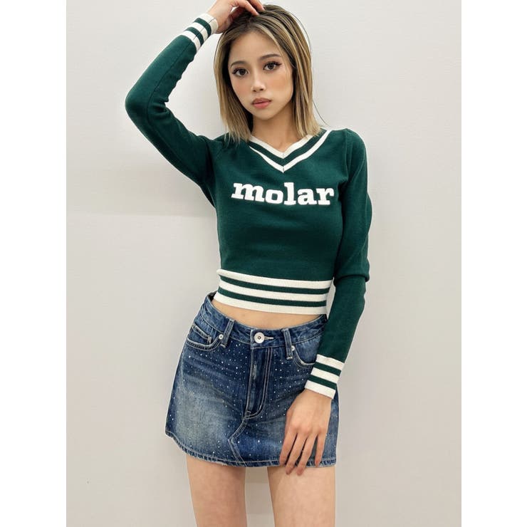 bijouデニムスカートライクショートパンツ | GYDA | 詳細画像37 