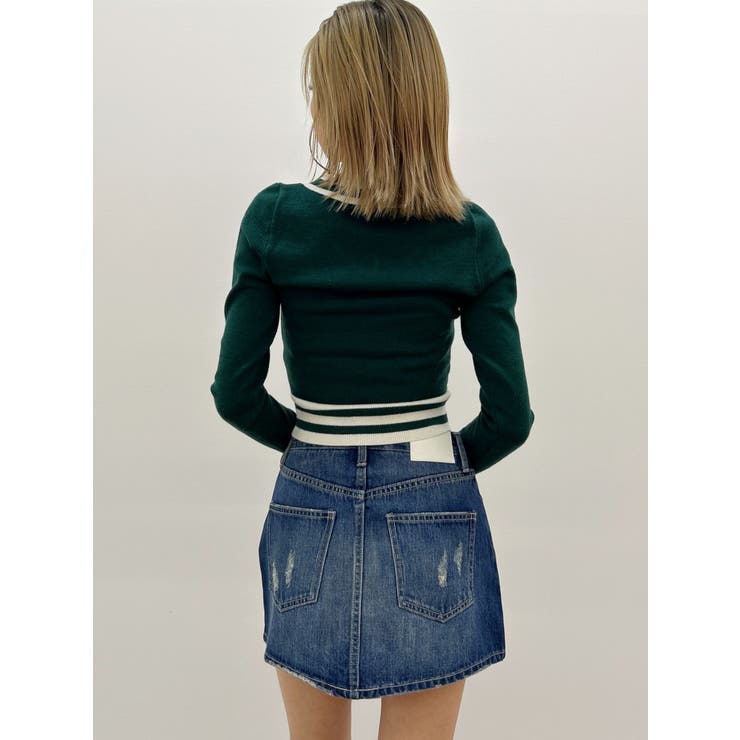 bijouデニムスカートライクショートパンツ | GYDA | 詳細画像39 