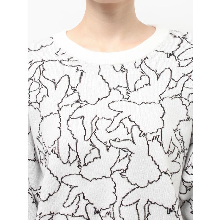 BUNNY patternニットトップス | GYDA | 詳細画像20 