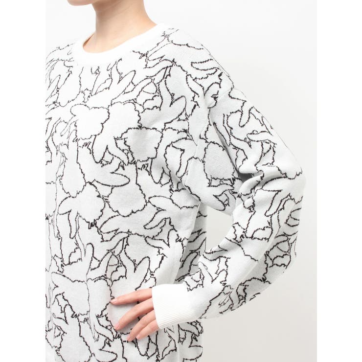 BUNNY patternニットトップス | GYDA | 詳細画像21 