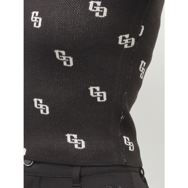 GG patternタイトニットトップス | GYDA | 詳細画像16 