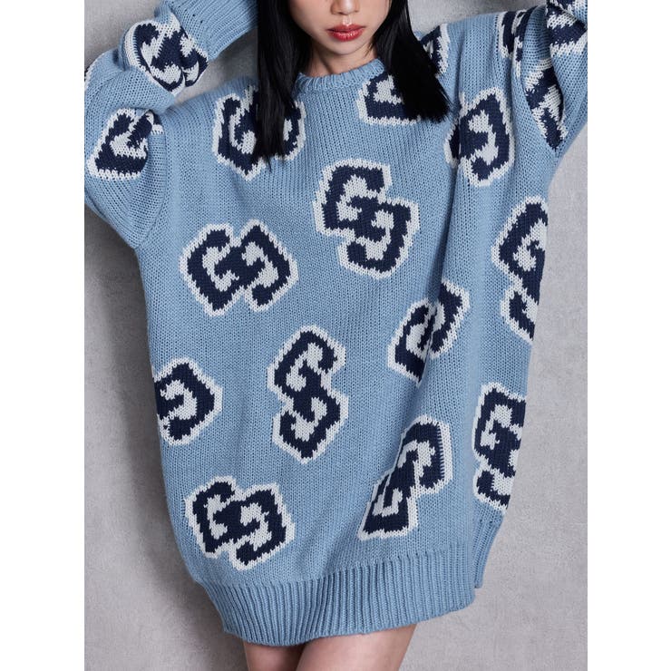 GG FRAME ニットトップス | GYDA | 詳細画像1 