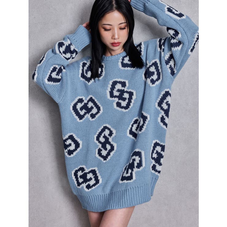 GG FRAME ニットトップス | GYDA | 詳細画像3 