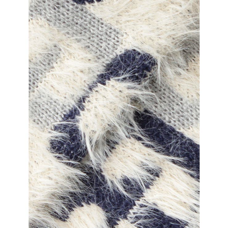 GG PATTERN MIXシャギーニットトップス | GYDA | 詳細画像21 