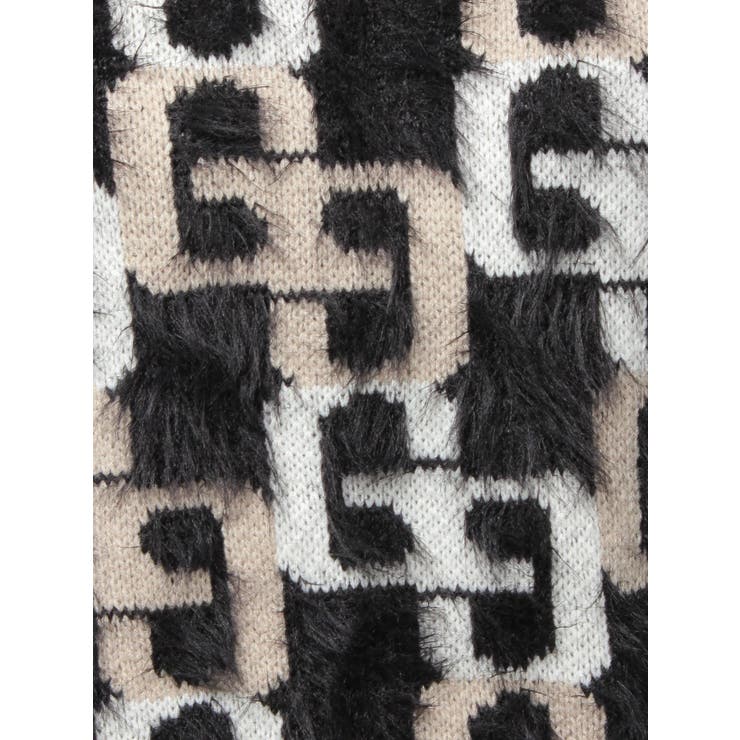 GG PATTERN MIXシャギーニットトップス | GYDA | 詳細画像23 