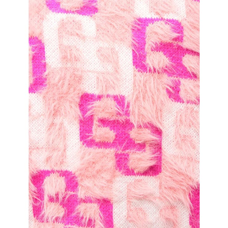 GG PATTERN MIXシャギーニットトップス | GYDA | 詳細画像24 