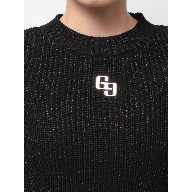 GG ZIP designラメニットトップス | GYDA | 詳細画像20 