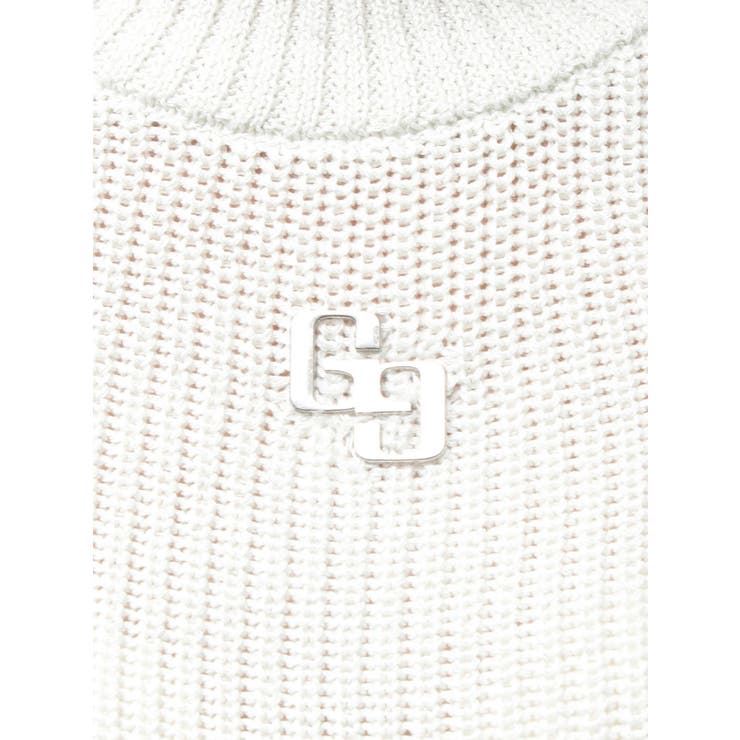 GG ZIP designラメニットトップス | GYDA | 詳細画像26 